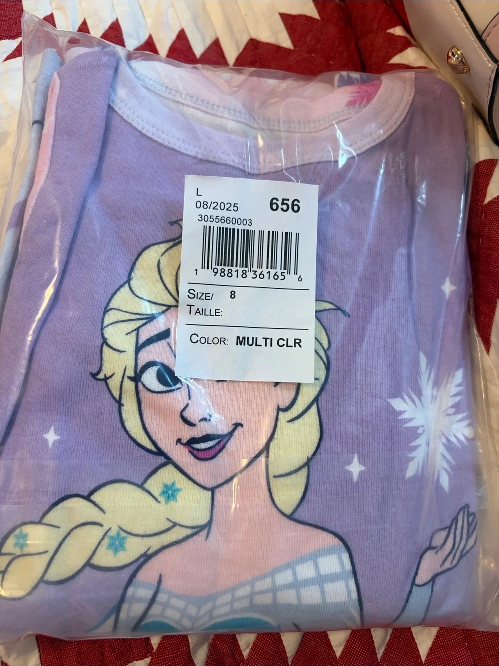 The Children’s Place Disney Girls Frozen™ Snug Fit Cotton Pajama Set Size 8